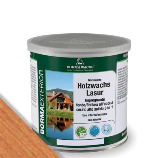 NATURAQUA HOLZWACHS LASUR DOUGLAS ML.750