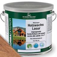 NATURAQUA HOLZWACHS LASUR NOCE CHIARO LT.2,5