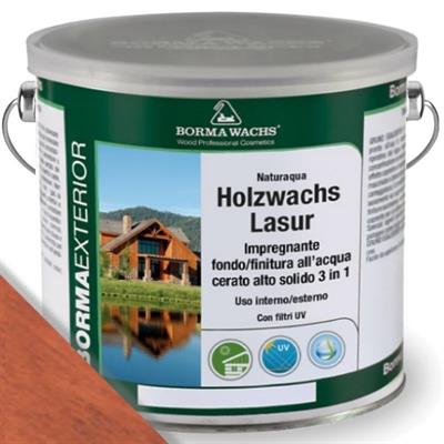 NATURAQUA HOLZWACHS LASUR MOGANO LT.2,5