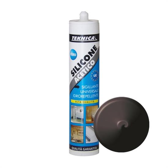 SILICONE ACETICO NERO CARTUCCIA ML.280