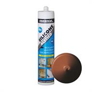 SILICONE ACETICO MARRONE CARTUCCIA ML.280