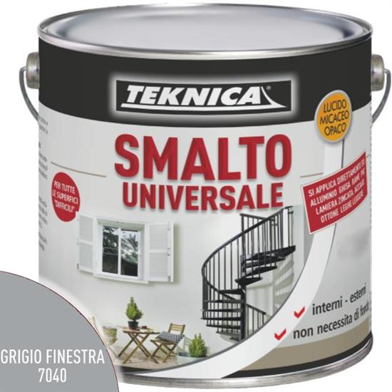 SMALTO UNIVERSALE GRIGIO FINESTRA LUCIDO RAL7040 LT.2,5