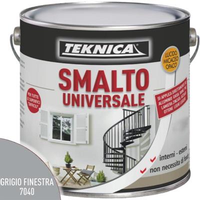 SMALTO UNIVERSALE GRIGIO FINESTRA LUCIDO RAL7040 LT.2,5