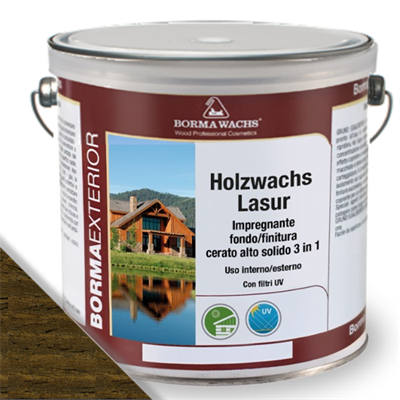 HOLZWACHS LASUR FONDO/FINITURA NOCE DORATO LT.2,5