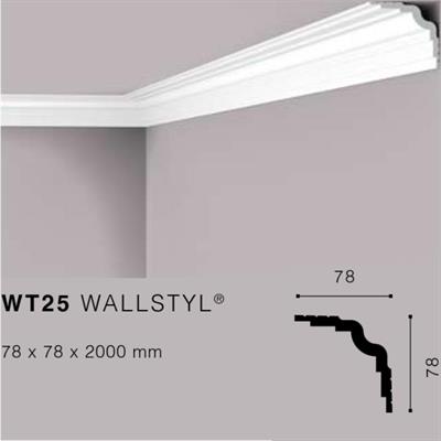 WALLSTYLWT25 CORNICE HDPS MT.2 78x78 cf.26 mt.