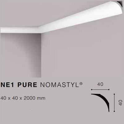 NOMASTYLNE1 CORNICE POLISTIROLO MT.2 40x40