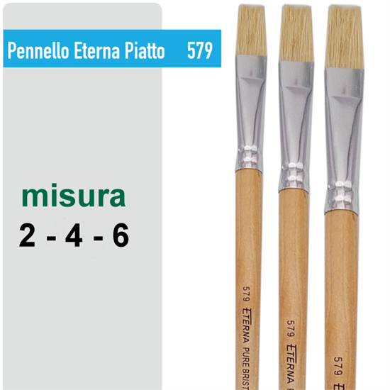 EVO KIT 3 PENNELLI PUNTA PIATTA n°2-4-6