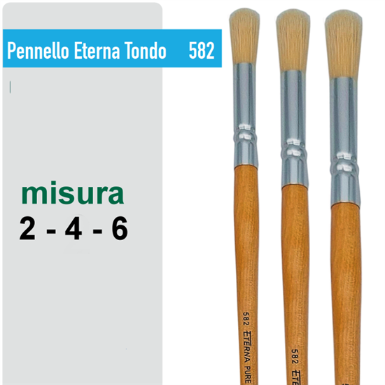 EVO KIT 3 PENNELLI PUNTA TONDA n°2-4-6