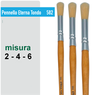 EVO KIT 3 PENNELLI PUNTA TONDA n°2-4-6