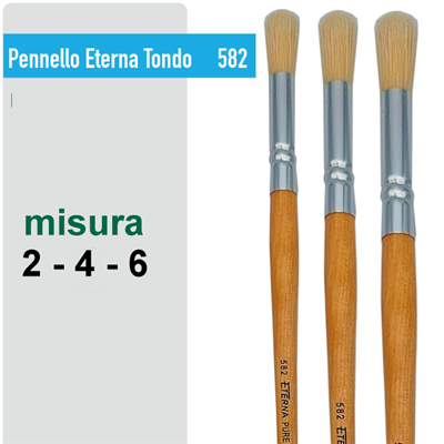 EVO KIT 3 PENNELLI PUNTA TONDA n°2-4-6