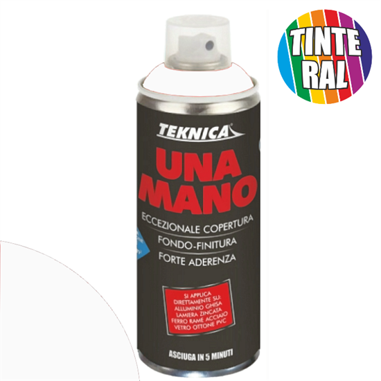 UNAMANO SPRAY BIANCO PURO LUCIDO ML.400