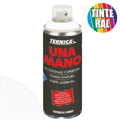 UNAMANO SPRAY BIANCO PURO LUCIDO ML.400