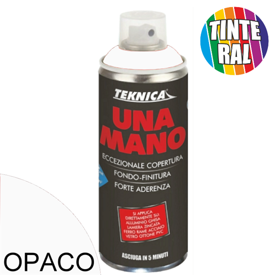 UNAMANO SPRAY BIANCO PURO OPACO ML.400