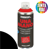 UNAMANO SPRAY NERO LUCIDO ML.400