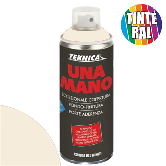 UNAMANO SPRAY AVORIO CHIARO RAL1013 ML.400