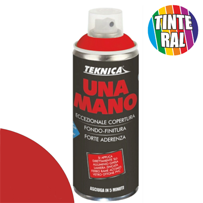 UNAMANO SPRAY ROSSO RAL3000 ML.400