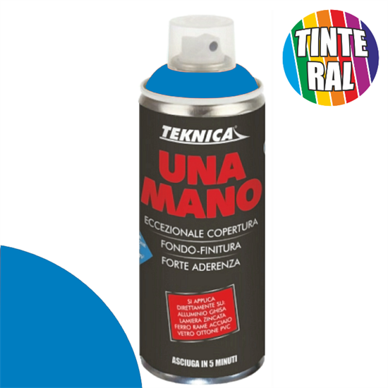 UNAMANO SPRAY AZZURRO RAL5012 ML.400