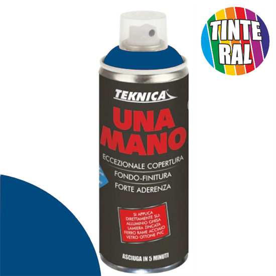 UNAMANO SPRAY BLU RAL5003 ML.400