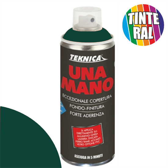 UNAMANO SPRAY VERDE MUSCHIO RAL6005 ML.400