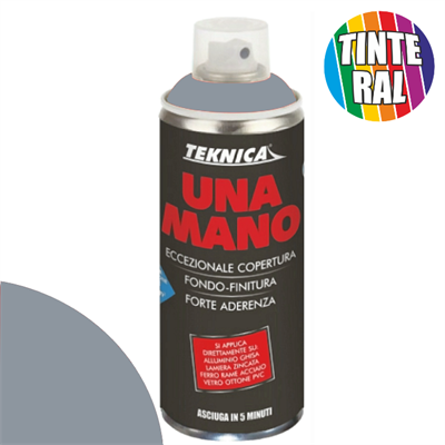 UNAMANO SPRAY GRIGIO ARGENTO RAL7001 ML.400