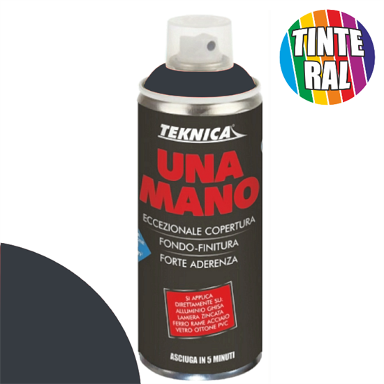UNAMANO SPRAY GRIGIO ANTRACITE RAL7016 ML.400