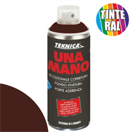 UNAMANO SPRAY MARRONE RAL8017 ML.400