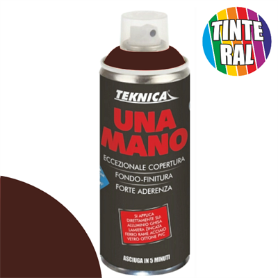 UNAMANO SPRAY MARRONE RAL8017 ML.400