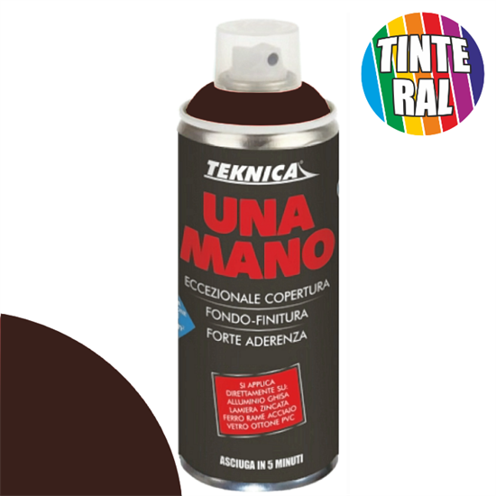 UNAMANO SPRAY TESTA DI MORO RAL8019 ML.400