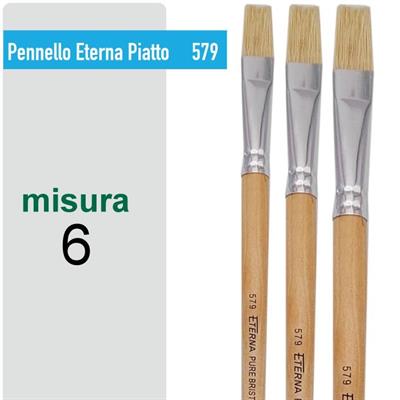 S/579 ETERNA PIATTO M/LEGNO LUNGO n°6