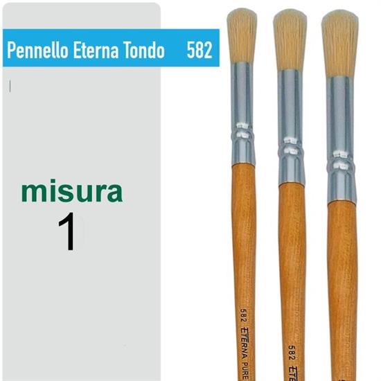 S/582 ETERNA TONDO M/LEGNO LUNGO n°1