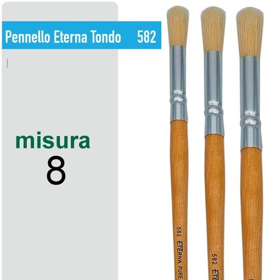 S/582 ETERNA TONDO M/LEGNO LUNGO n°8