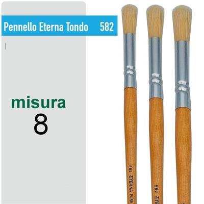 S/582 ETERNA TONDO M/LEGNO LUNGO n°8