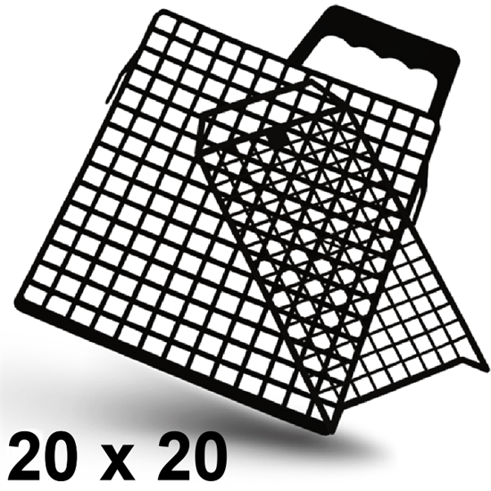 S/970 RETINA IN PLASTICA Cm.20x20