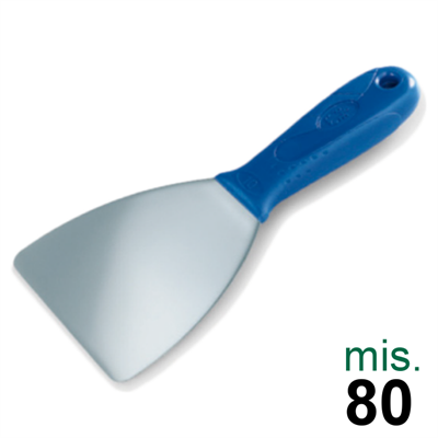 S/504IS SPATOLA INOX PAVAN BORDI ARROTONDATI n°80