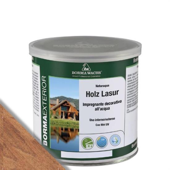 NATURAQUA HOLZ LASUR NOCE CHIARO ML.750
