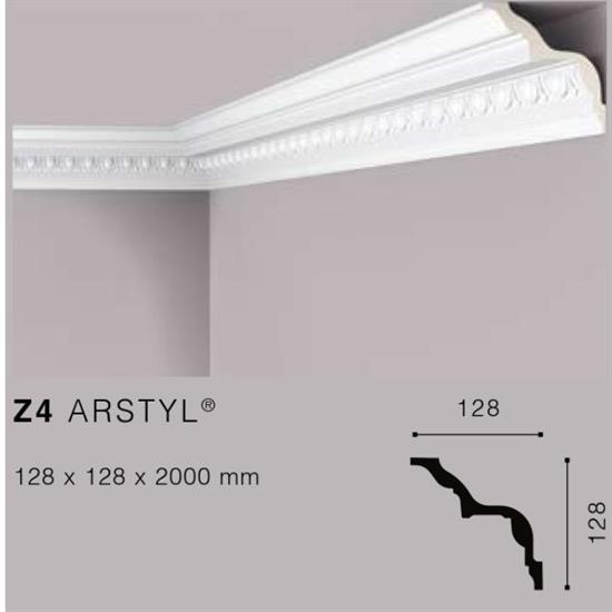 AERSTYLZ4 CORNICE IN POLIURETANO MT.2 128x128 cf.32 mt.