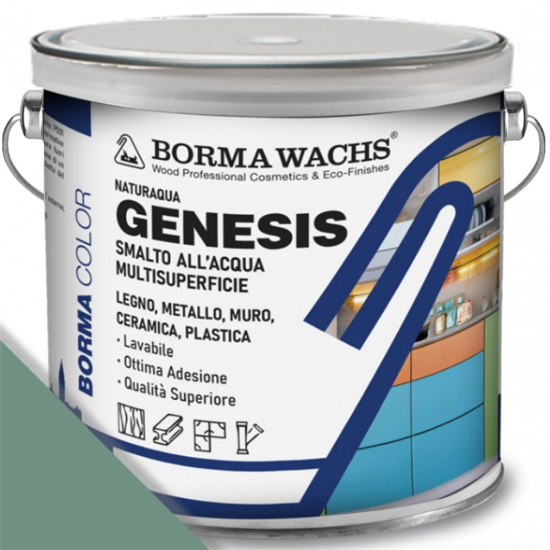 GENESIS SMALTO MULTISUPERFICIE VERDE PASTELLO LT.2,5