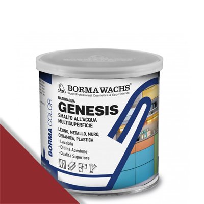 GENESIS SMALTO MULTISUPERFICIE ROSSO BORGOGNA ML.750