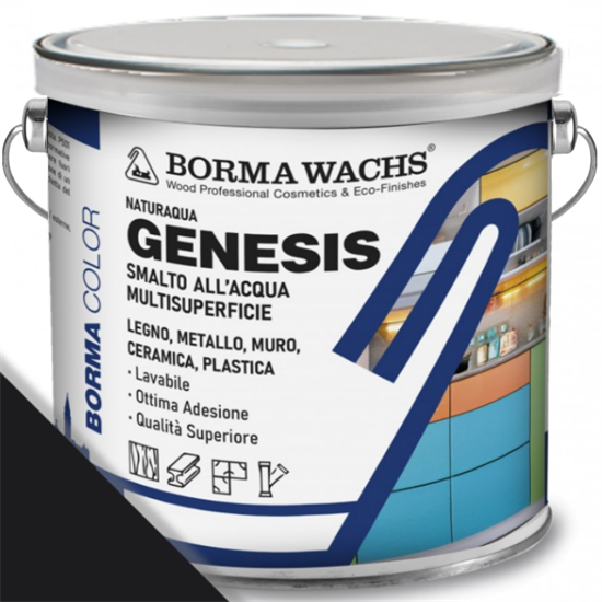 GENESIS SMALTO MULTISUPERFICIE NERO LT.2,5