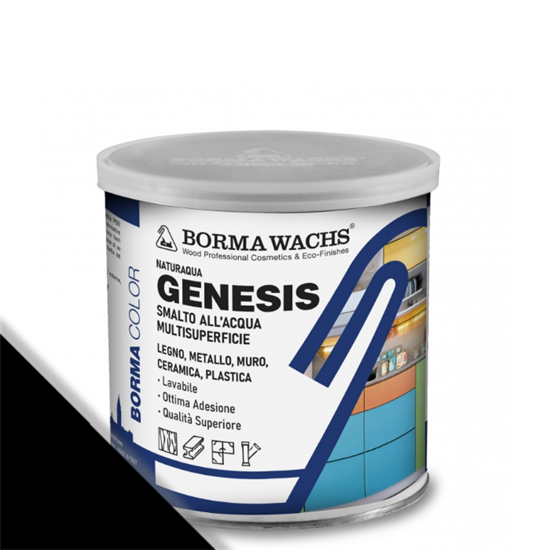 GENESIS SMALTO MULTISUPERFICIE NERO ML.750