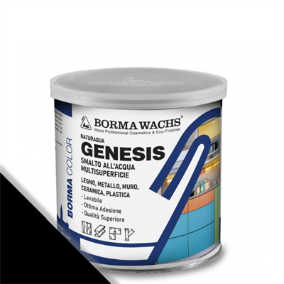 GENESIS SMALTO MULTISUPERFICIE NERO ML.750
