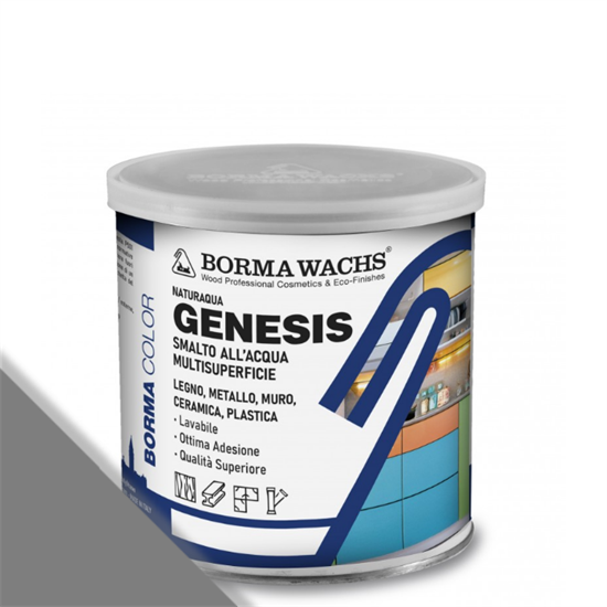 GENESIS SMALTO MULTISUPERFICIE GRIGIO ARGENTO ML.750