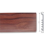 BATTISCOPA PVC LARGE NOCE MT.2