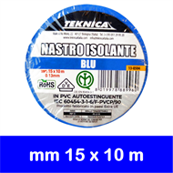 NASTRO ISOLANTE BLU 10m x15mm Certificati IMQ