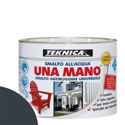 UNAMANO SMALTO ACQUA ANTRACITE LUCIDO ML.500