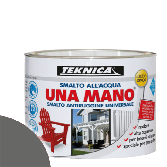 UNAMANO SMALTO ACQUA PIOMBO LUCIDO ML.500