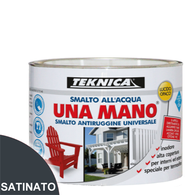 UNAMANO SMALTO ACQUA ANTRACITE SATINATO ML.500