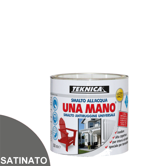 UNAMANO SMALTO ACQUA PIOMBO SATINATO ML.125