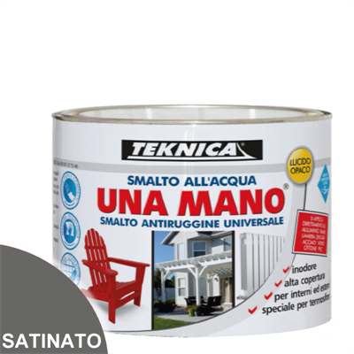 UNAMANO SMALTO ACQUA PIOMBO SATINATO ML.500