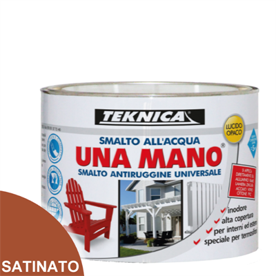 UNAMANO SMALTO ACQUA CUOIO SATINATO ML.500